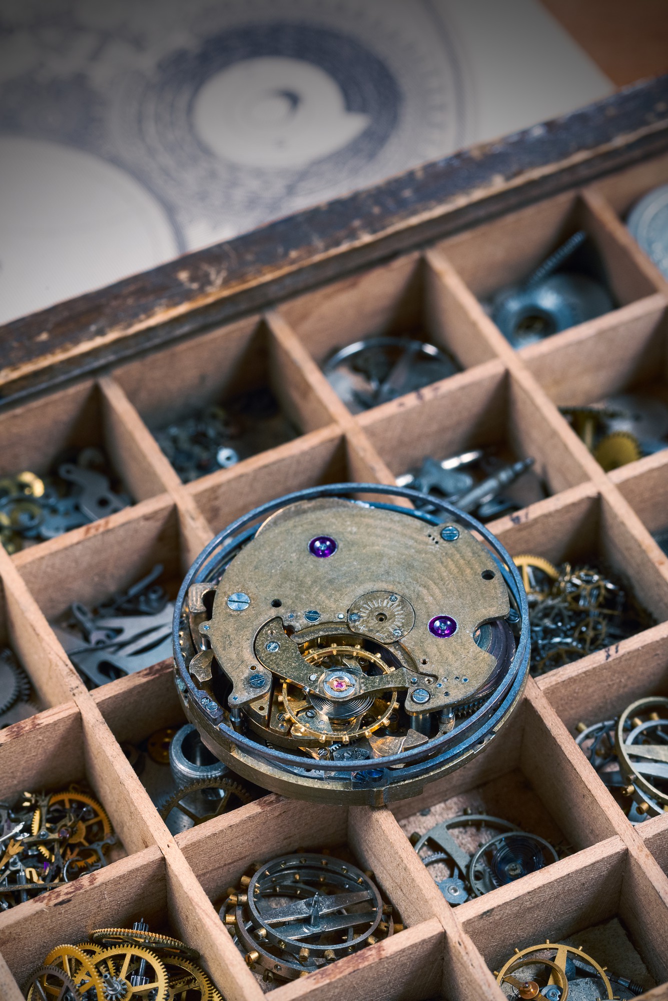 Confezione imbottita pronta per la spedizione assicurata di un orologio da riparare